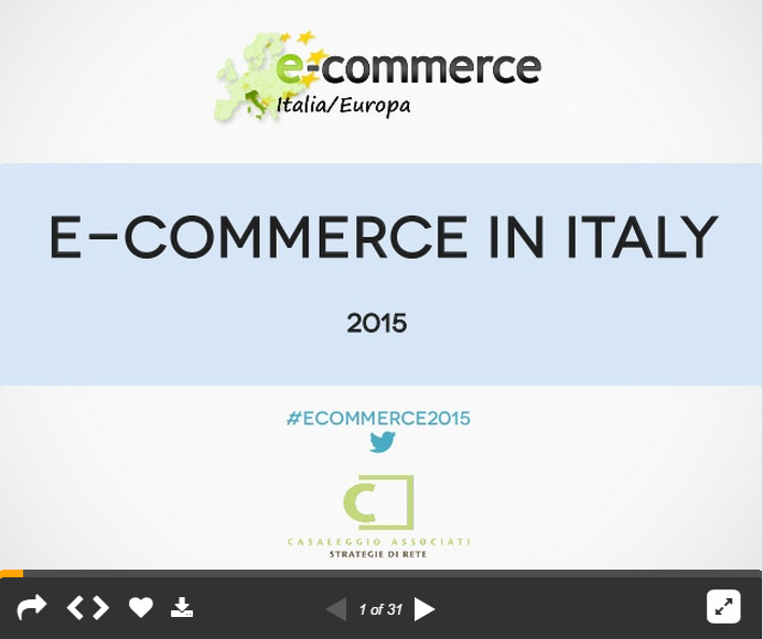 E-commerce in Italy 2015